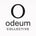 Logo of Odeum Collective with a large black 'O' on a white background