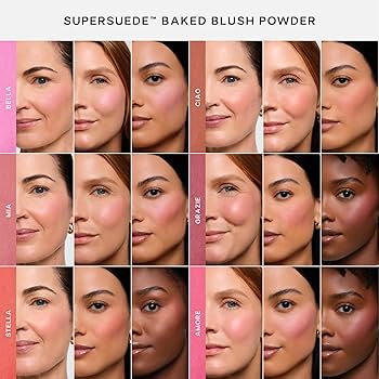Saie Supersuede Baked Powder Blush - Grazie